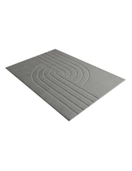 Zen Deluxe 700 Grey Modern Geometric Rug