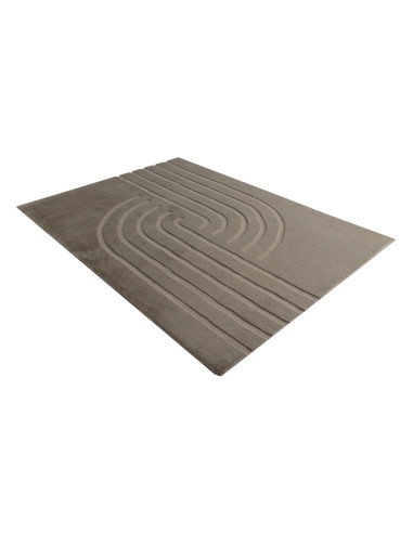 Tappeto salotto moderno tortora elegante e confortevole