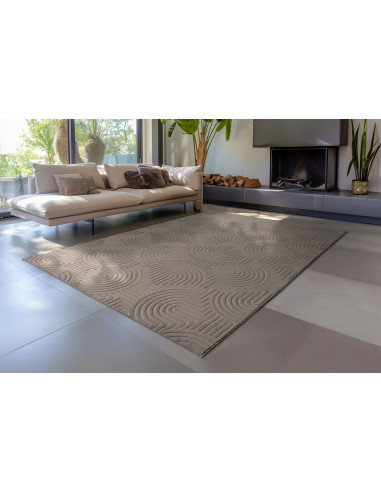 Tappeto moderno antracite per salotto