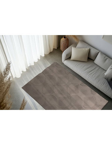 Tappeto moderno antracite per salotto