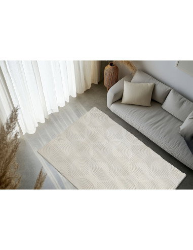Tappeto moderno crema Zen Sei 200