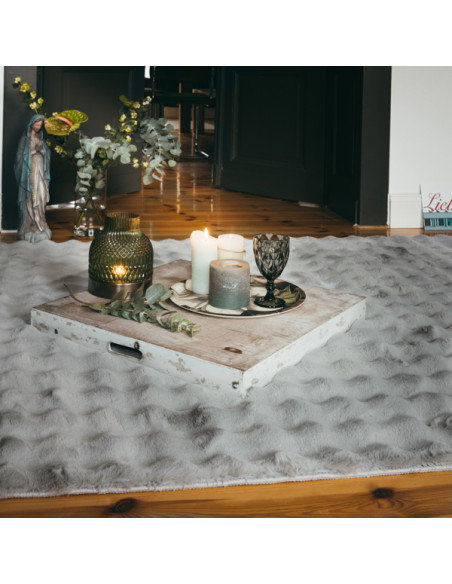 Aspen 485 Silver Hand-Tufted Rug – Elegant & Durable