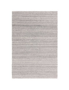 Tappeto Abbus Steel in poliestere, design boho chic e tinta unita, perfetto per ambienti moderni ed etnici con stile e comfort.