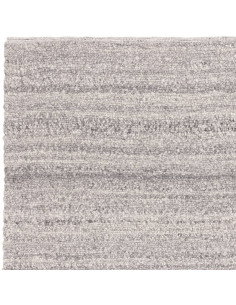 Tappeto Abbus Steel in poliestere, design boho chic e tinta unita, perfetto per ambienti moderni ed etnici con stile e comfort. 2
