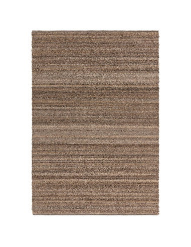 Elevate your space with the Abbus Tawny Brown boho rug—handwoven texture, durable polyester, and warm earthy tones for cozy, st
