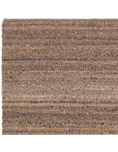 Elevate your space with the Abbus Tawny Brown boho rug—handwoven texture, durable polyester, and warm earthy tones for cozy, st