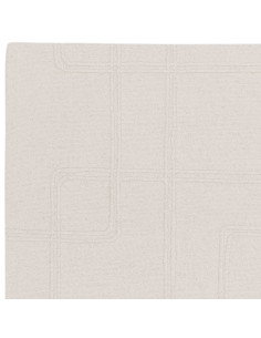 Tappeto Ada Ivory in lana naturale, design geometrico raffinato, perfetto per ambienti moderni, boho chic ed etnici. Eleganza e 2