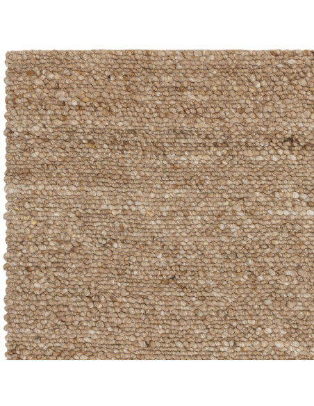 Add warmth and style with the Adler Honey boho rug—handwoven natural wool in a rich honey tone, perfect for any bohemian or mod