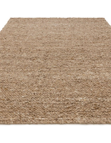 Add warmth and style with the Adler Honey boho rug—handwoven natural wool in a rich honey tone, perfect for any bohemian or mod