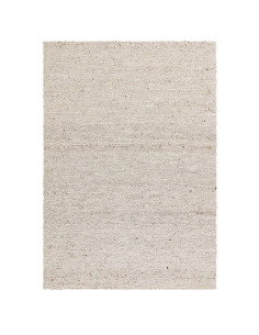Tappeto Adler Ivory in lana naturale, perfetto per ambienti boho chic ed etnici, unisce eleganza, comfort e design versatile.