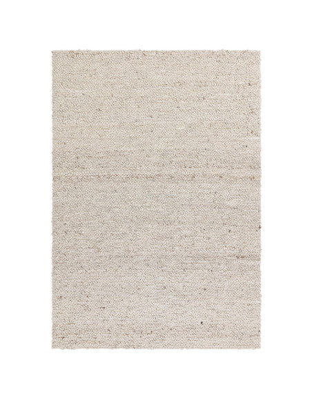 Elevate your space with the Adler Ivory boho rug, featuring handwoven natural wool for plush comfort and timeless bohemian styl