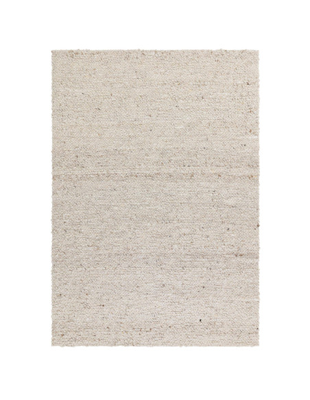 Tappeto Adler Ivory in lana naturale, perfetto per ambienti boho chic ed etnici, unisce eleganza, comfort e design versatile.