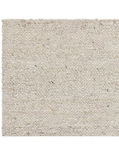 Tappeto Adler Ivory in lana naturale, perfetto per ambienti boho chic ed etnici, unisce eleganza, comfort e design versatile. 2