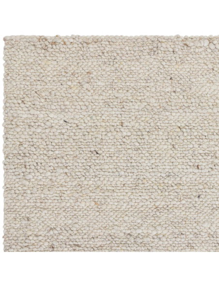Elevate your space with the Adler Ivory boho rug, featuring handwoven natural wool for plush comfort and timeless bohemian styl