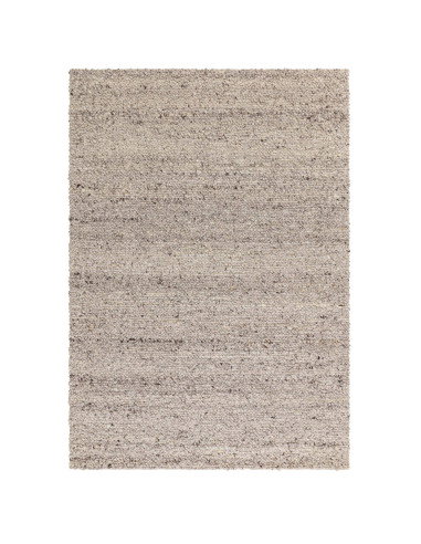 Elevate your space with the Adler Silver boho rug, featuring natural wool texture, handcrafted quality, and a versatile silver