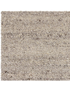 Elevate your space with the Adler Silver boho rug, featuring natural wool texture, handcrafted quality, and a versatile silver 2