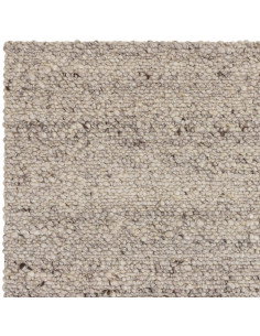 Tappeto Adler Silver in lana naturale, stile boho chic ed etnico, morbido e resistente, perfetto per un ambiente elegante e acc 2