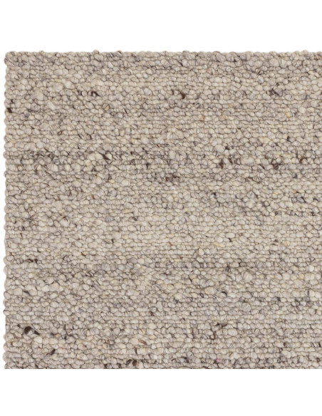 Elevate your space with the Adler Silver boho rug, featuring natural wool texture, handcrafted quality, and a versatile silver