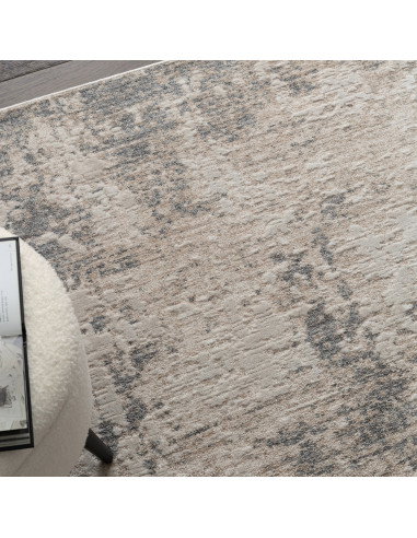 Tappeto Anders AN01 Grey: design boho chic con fantasia astratta, morbido e resistente, perfetto per ambienti moderni e raffina