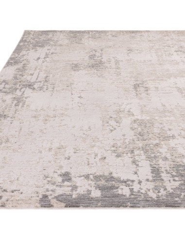 Tappeto Anders AN01 Grey: design boho chic con fantasia astratta, morbido e resistente, perfetto per ambienti moderni e raffina