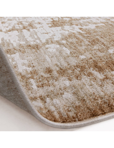 Elevate your space with the Anders AN02 Beige/Natural boho rug, featuring a soft abstract design and durable, easy-care materia