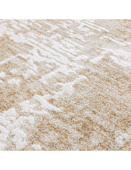 Elevate your space with the Anders AN02 Beige/Natural boho rug, featuring a soft abstract design and durable, easy-care materia