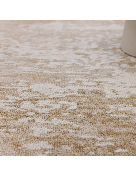 Tappeto Anders AN04 Beige/Natural: eleganza e comfort con design astratto, perfetto per ambienti boho chic e tappeti etnici. Re