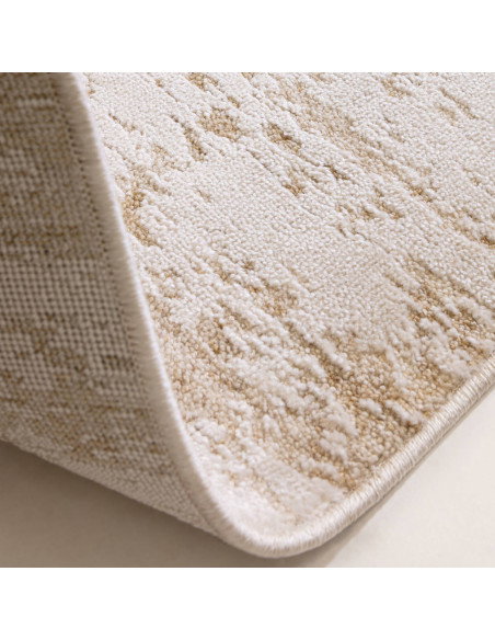 Tappeto Anders AN04 Beige/Natural: eleganza e comfort con design astratto, perfetto per ambienti boho chic e tappeti etnici. Re