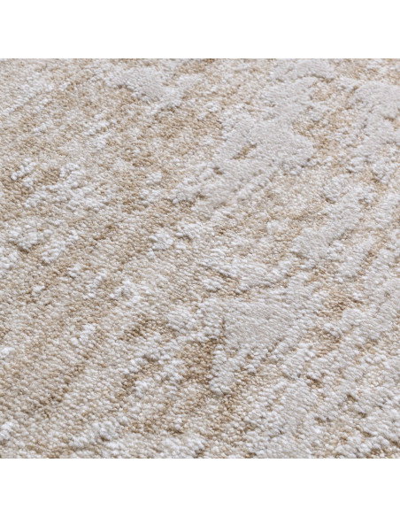Tappeto Anders AN04 Beige/Natural: eleganza e comfort con design astratto, perfetto per ambienti boho chic e tappeti etnici. Re