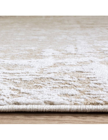 Tappeto Anders AN04 Beige/Natural: eleganza e comfort con design astratto, perfetto per ambienti boho chic e tappeti etnici. Re