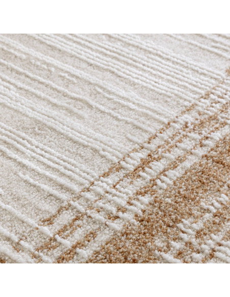 Tappeto Anders AN05 Beige/Natural: eleganza e comfort con design astratto, perfetto per ambienti boho chic e tappeti etnici mod