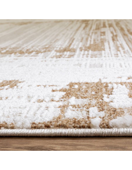 Tappeto Anders AN05 Beige/Natural: eleganza e comfort con design astratto, perfetto per ambienti boho chic e tappeti etnici mod