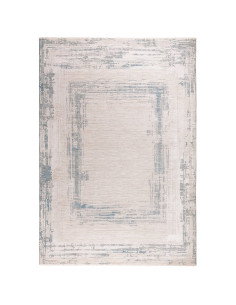 Tappeto Anders AN07 Blue: design astratto e colori neutri, perfetto per ambienti moderni, boho chic ed etnici. Comfort e stile
