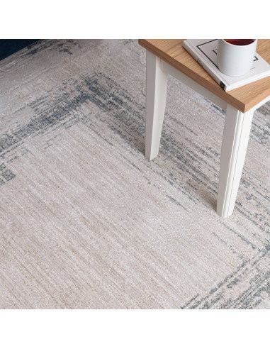 Elevate your space with the Anders AN07 Blue boho rug, featuring abstract design, soft blues, and durable, easy-care materials