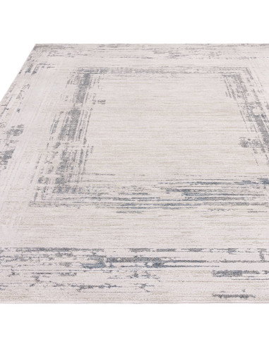 Elevate your space with the Anders AN07 Blue boho rug, featuring abstract design, soft blues, and durable, easy-care materials
