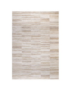 Tappeto Anders AN08 Beige/Natural: design astratto e colori neutri, perfetto per ambienti boho chic e tappeti etnici, resistent