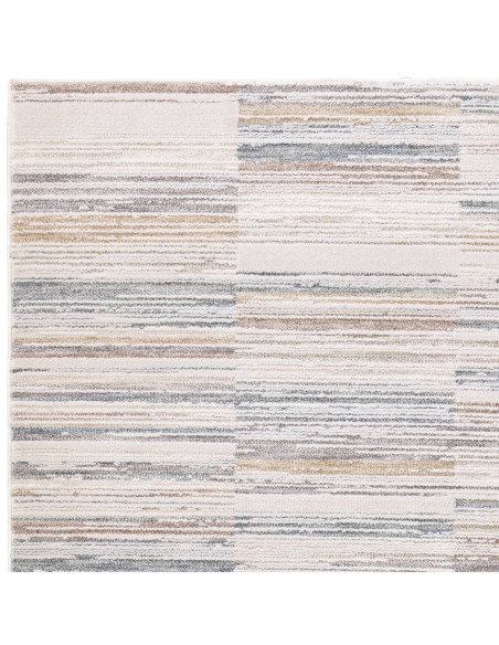 Elevate your space with the Anders AN09 Grey boho rug, featuring an abstract design and durable, easy-care synthetic fibers for