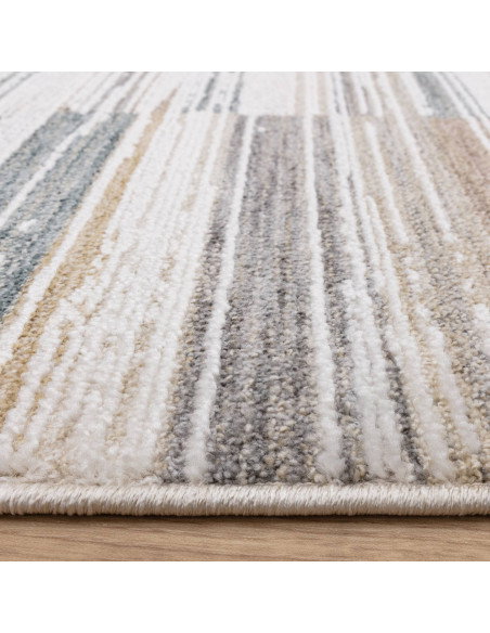Tappeto Anders AN09 Grey: design astratto e colori neutri, perfetto per ambienti moderni e amanti dei tappeti boho chic ed etni