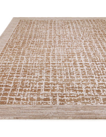 Tappeto Anders AN11 Beige/Natural: eleganza e comfort per ambienti boho chic ed etnici, con design moderno e facile manutenzion