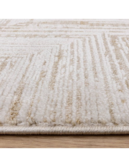 Tappeto Anders AN12 Beige/Natural: design boho chic e materiali resistenti per un tocco elegante e confortevole in ogni ambient