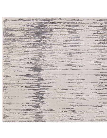 Tappeto Anders AN14 Grey: design astratto moderno, perfetto per ambienti boho chic ed etnici. Resistente, confortevole e facile