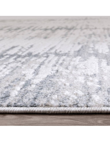 Elevate your space with the Anders AN14 Grey boho rug, featuring a durable, abstract fantasy design in soothing neutral tones.