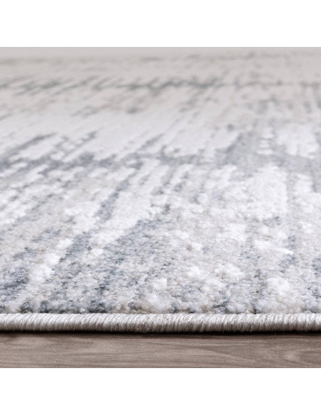 Elevate your space with the Anders AN14 Grey boho rug, featuring a durable, abstract fantasy design in soothing neutral tones.