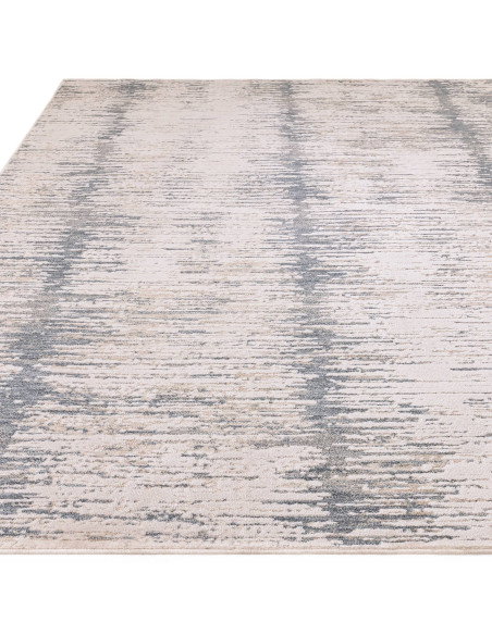 Tappeto Anders AN15 Blue: design astratto boho chic, resistente e facile da pulire, perfetto per ambienti moderni e raffinati.