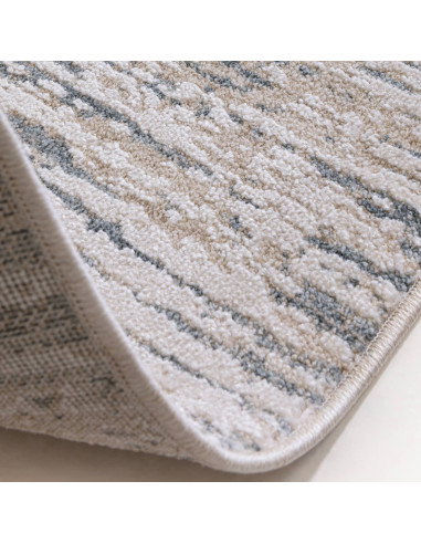 Tappeto Anders AN15 Blue: design astratto boho chic, resistente e facile da pulire, perfetto per ambienti moderni e raffinati.