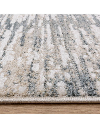 Tappeto Anders AN15 Blue: design astratto boho chic, resistente e facile da pulire, perfetto per ambienti moderni e raffinati.