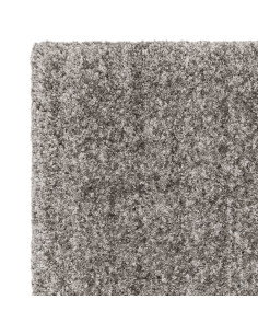 Tappeto Barnaby Grey in microfibra, spessore 8 cm, perfetto per ambienti boho chic ed etnici, elegante e confortevole con manut 2