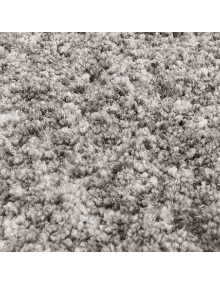 Add cozy elegance to your space with the Barnaby Grey boho rug, featuring plush hand-made texture and durable, easy-care microf