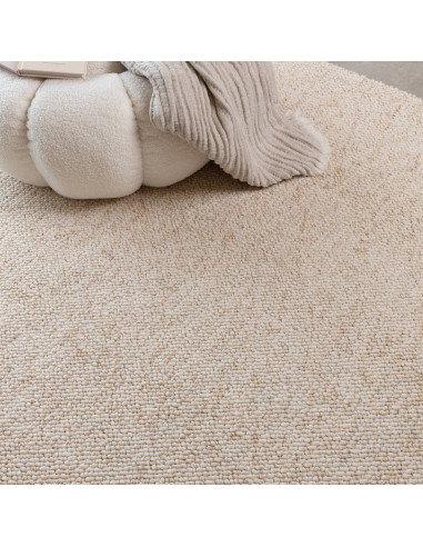 Elevate your space with the Boden Ivory boho rug—durable, easy-care, and perfect for adding subtle texture and warmth to any mo