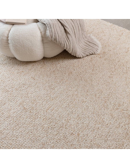 Elevate your space with the Boden Ivory boho rug—durable, easy-care, and perfect for adding subtle texture and warmth to any mo